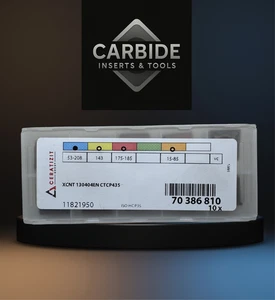 10 x Wendeplatten CERATIZIT XCNT 130404EN CTCP435 NEU & OVP - Bild 1 von 2