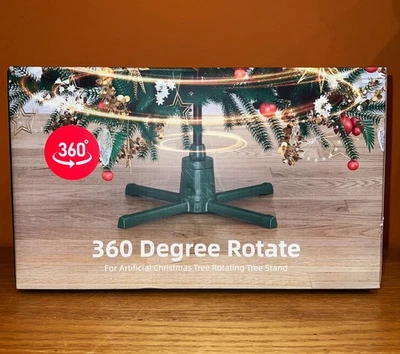 COOLWUFAN Musical 360° Rotating Christmas Tree Stand with Remote Control NIB - Image 1 of 4