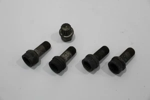 VW Jetta 1K Mk5 Set 4 Bulloni Bloccaggio Ruota con Chiave Codice 4 8D0601139F - Foto 1 di 13