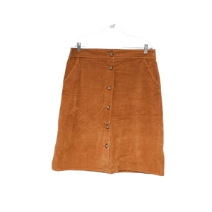 Lands' End Plus Size A-Line Corduroy Skirt - Picture 1 of 4