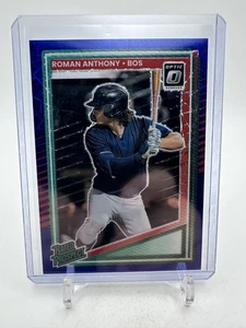 Roman Anthony - 2025 Donruss Optic Blue Velocity Prizm #155 RC - Picture 1 of 2