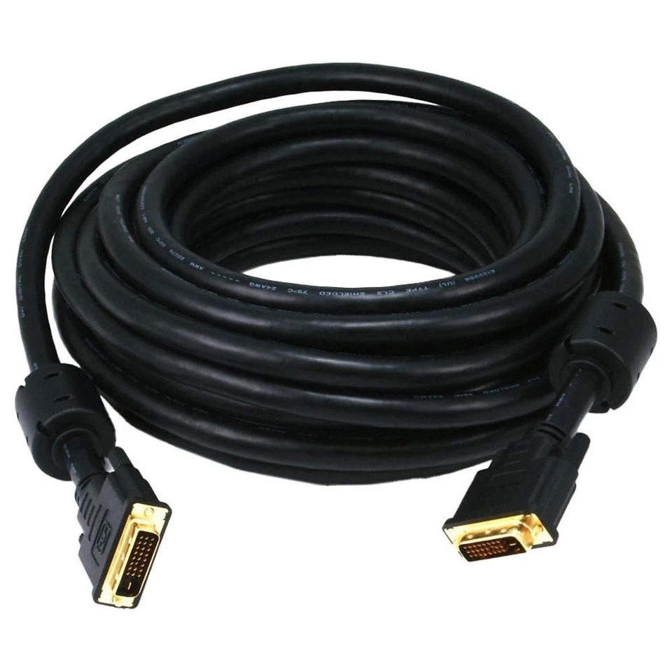 MONOPRICE 2788 Computer Video Cable,Black,35ft L 5RFJ9 - Image 1 of 1