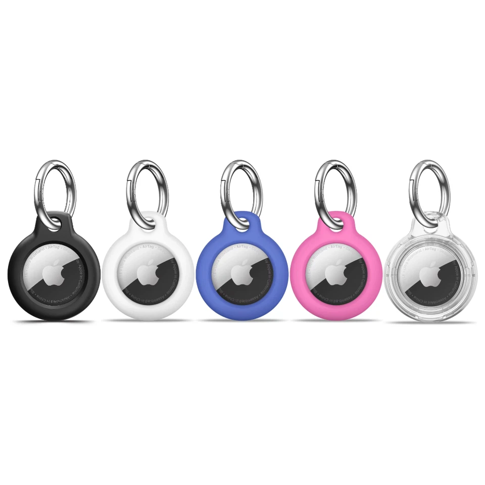 Hülle für Apple AirTag Premium Schlüsselanhänger Case Cover Hartplastik Schutz - Bild 1 von 4
