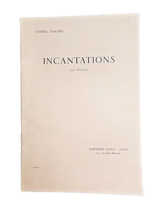 Cornel Taranu Beschwörungen für Orchester - Partitur - Bild 1 von 5