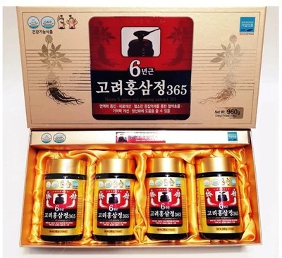 100% 韩国 6 年红参浓缩 365,240 克 x 4ea 红参。 — 第 1/4 张图片