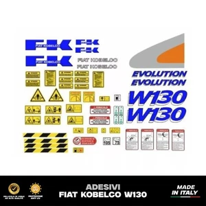 Fiat Kobelco w130 adesivi decalcomanie adesive trattore - Bild 1 von 1