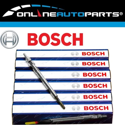 Set of 6 Bosch Glow Plugs for Discovery 4 2.7L 276DT TDV6 ELD11 Diesel 2009~10 - Image 1 of 2