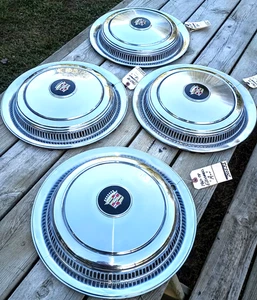 1967-78 Cadillac Eldorado *SET OF 4* Wheel Covers Hubcaps SHARP~! - Picture 1 of 17