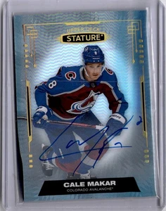 CALE MAKAR STATURE AUTO 2021-22 UPPER DECK STATURE #80 - Picture 1 of 2
