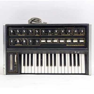 Moog Micromoog – 32-Key Monophonic Analog Synthesizer - Image 1 of 4