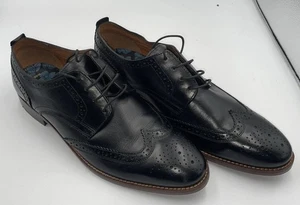 NEXT Hell for Leather Schuhe schwarz Brogue Schnürschuh formeller Schuh Herren UK 11 - Bild 1 von 10