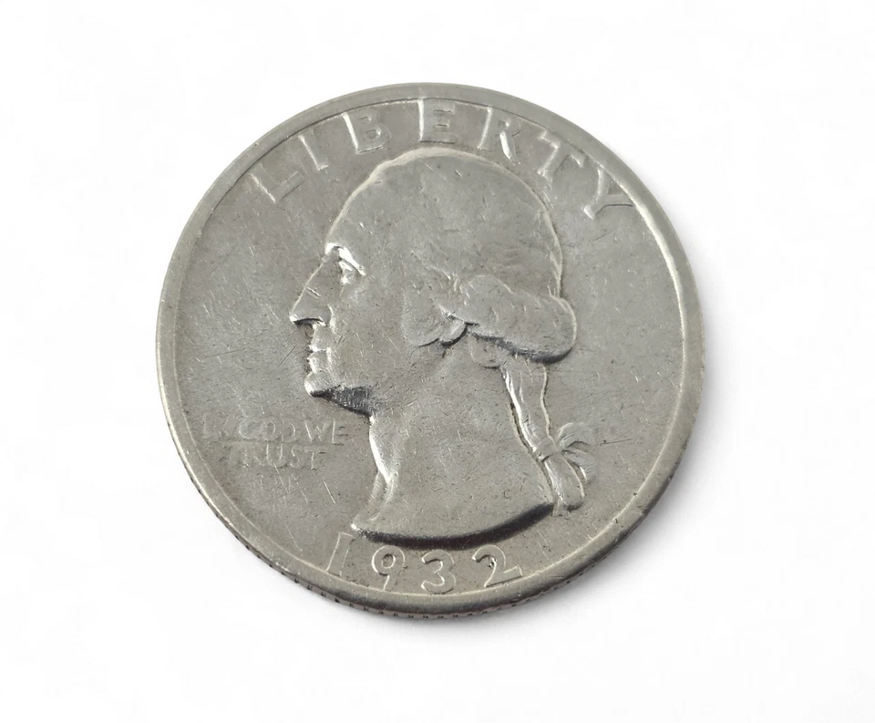 1932-S Washington Silver Quarter – Key Date – AU Condition - Lot #MP22 - Image 1 of 2