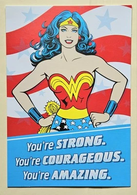 ¡Feliz cumpleaños, niña! / Tarjeta de felicitación Wonder Women (incl. Sobre 5×7") Foto 1 de 4