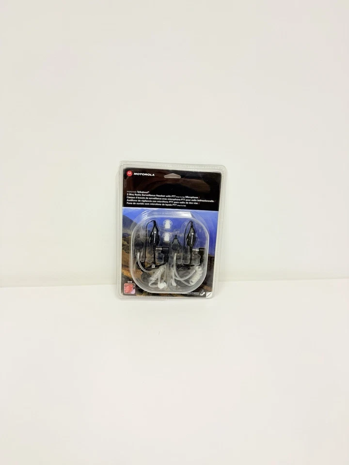 Motorola 1518 Talkabout Walkie Talkie Acoustic Tube Security Earbud Headset NEW! - Image 1 of 4