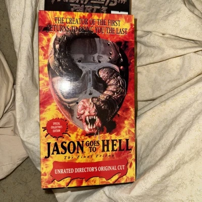 Jason Goes To Hell The Final Friday VHS 1993 Unrated Directors Original Cut RARE - Image 1 of 4