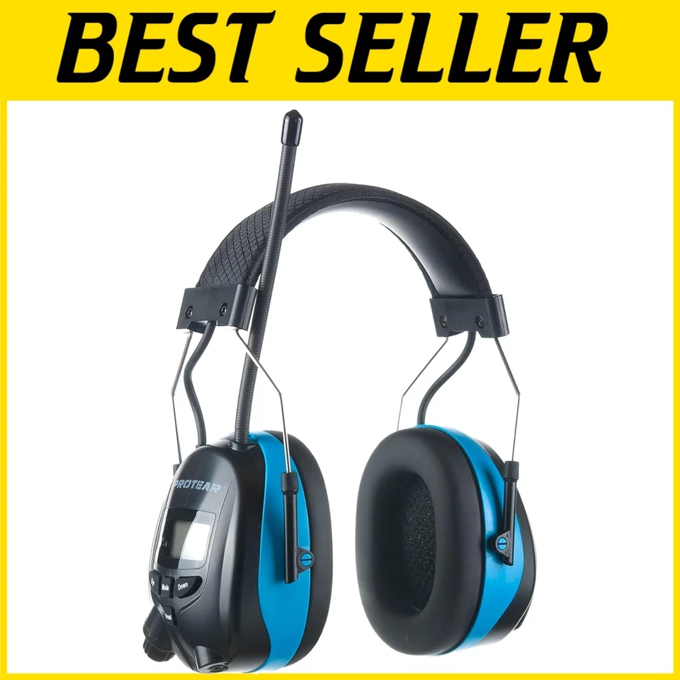 Auriculares recargables 25dB NRR con Bluetooth inalámbrico y pantalla digital Foto 1 de 4