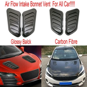 2 piezas Cubierta de ventilación universal de flujo de aire decorativo para automóvil - Imagen 1 de 8