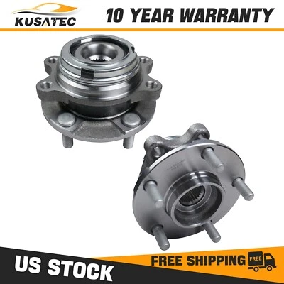 Conjunto de buje de cojinete de rueda delantera par para Infiniti FX 37 FX45 FX50, M35 M37 M45 Foto 1 de 4