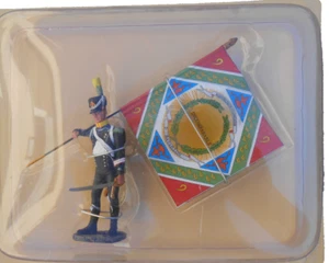   SOLDAT FLAGGENHALTER 9. HALBBRIGADE LEICHTE INFANTERIE 1809 HACHETTE - Bild 1 von 1