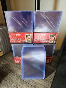 BEST PRICED Ultra Pro Toploaders Clear Hard Card Sleeves MTG /Pokemon / Yugioh! - Foto 1 di 11