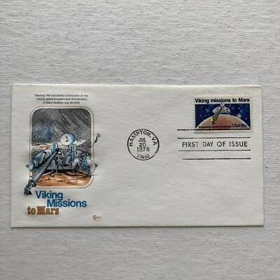 1978 Viking Missions Saluting the Anniversary of the Mars Landing FDC 7-20-78 - Image 1 of 4