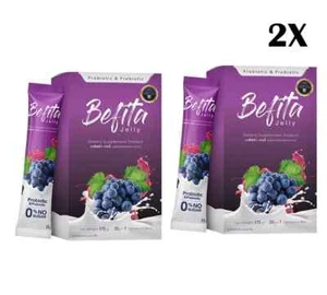 2xBefita Jelly Berry Fiber Detox Control Fat Skin Bright Weight Management - Picture 1 of 13