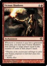 WOTC MtG Shards of Alara Vicious Shadows (R) NM