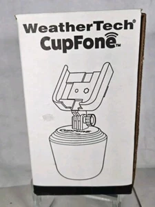 WeatherTech CupFone avec boîte, porte-gobelet réglable support téléphone portable noir - Photo 1 sur 4