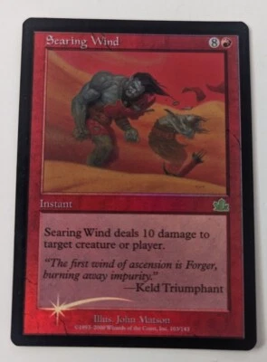 Foil Searing Wind, Prophecy Rare, Magic The Gathering, MTG - Image 1 of 2