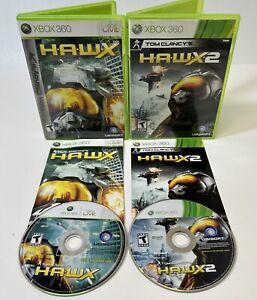 Tom Clancy's H.A.W.X HAWX 1 & 2 (Xbox 360) CIB Complete w/ Manual, Tested!