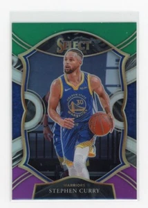 🏀 Stephen Curry 2020-21 Panini Select Green White Purple #57 - Picture 1 of 2