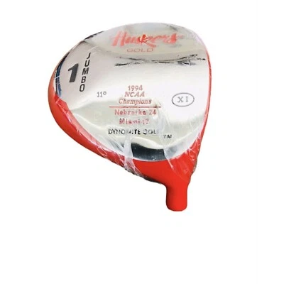 ¡Atención fanáticos del fútbol americano de Nebraska! Huskers Gold 1994 Champion Golf Driver Foto 1 de 4