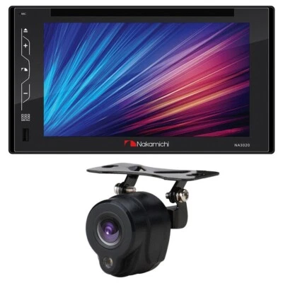 NAKAMICHI  NA3020/NC5L   NEW  6.2"  2-DIN DVD Rcvr Bluetooth / Bonus Camera PKG - Image 1 of 2