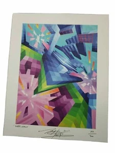 Kaliptus "Hyperworld" signed Blotter Kunstdruck Psychedelic Visionary Art Print - Bild 1 von 1