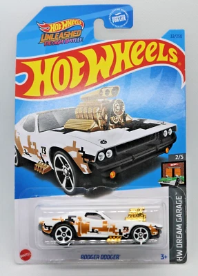 Hot Wheels Dream Garage Rodger Dodger Diseño Desatado Batalla NUEVO B Estuche Foto 1 de 4