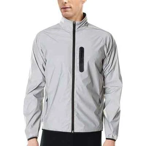 Full Reflective Cycling Jacket Winter Autumn Bicycle Windbreaker Bike Windproof - Picture 1 of 18