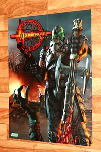 Hellgate London Blizzard Entertainment sehr seltenes doppelseitiges Poster 56x76cm  - Bild 1 von 4
