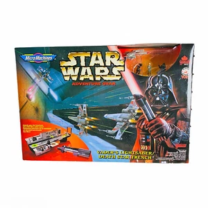 Star Wars Micro Machines Darth Vader's Lightsaber Death Star Trench Galoob 1996 - Picture 1 of 2
