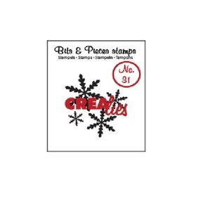 Crealies Clearstamp Bits & Pieces no. 31 Snowflake 051031 - Bild 1 von 1