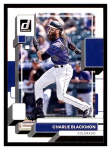 2022 Donruss #98 CHARLIE BLACKMON Colorado Rockies