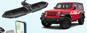 Jeep Wrangler JL JU Storage Box with Alloys Ball Phone Holder - Bild 1 von 18