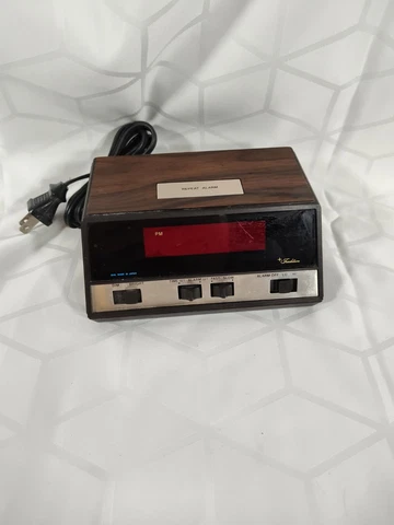 Sears Roebuck Digital Alarm Clock Tradition Model #47198 Vintage Clock working Cover