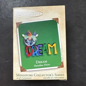 2002 Hallmark Keepsake Miniature Ornament Dream Paintbox Pixies - Picture 1 of 2