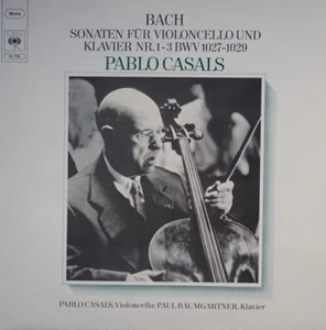 JOHANN SEBASTIAN BACH; SONATEN FÜR VIOLA DA GAMBA UND CEMBALO Master Tape - Bild 1 von 8