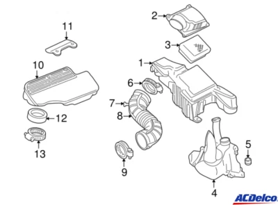 Originale GM / Acdelco 25095333 Aria Buick Chevrolet Oldsmobile Pontiac Nuovo - Immagine 1 di 4
