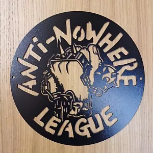 Steel Anti-Nowhere League Plaque - Picture 1 of 1