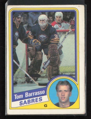 1984-85 O-Pee-Chee #18 Tom Barrasso Buffalo Sabres Rookie - Image 1 of 2