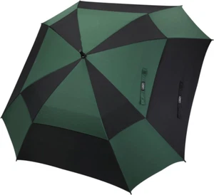 Extra Large Golf Umbrella 62/68 Inch Vented Square Umbrella Windproof Auto Open - Picture 1 of 7