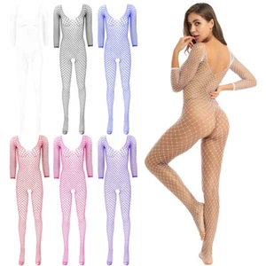Body da donna sexy body da pesca calza lingerie bambola costume da notte pigiama - Foto 1 di 60