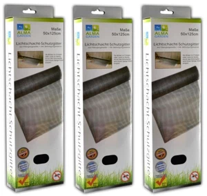 3er Set Kellerschachtabdeckung | Lichtschachtabdeckung | Schutzgitter - Bild 1 von 2